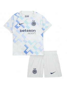 Inter Milan Dječji Gostujuci Dres kompleti 2025-26 Kratak Rukavima (+ kratke hlače)